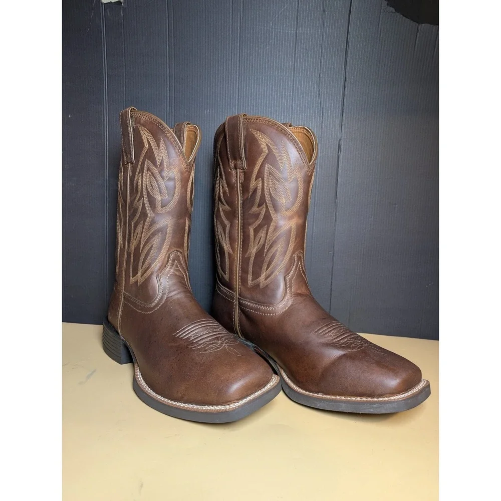 Justin Boots Men's Western Work Boots Rode Farm Cowboy SE7510 Size 10 EE